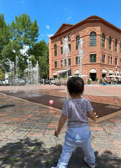 One of our favorite activities was just walking around downtown Aspen, so much for the kids to see and explore.