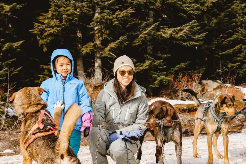 Dog Sledding with the Kids In Whistler, B.C.