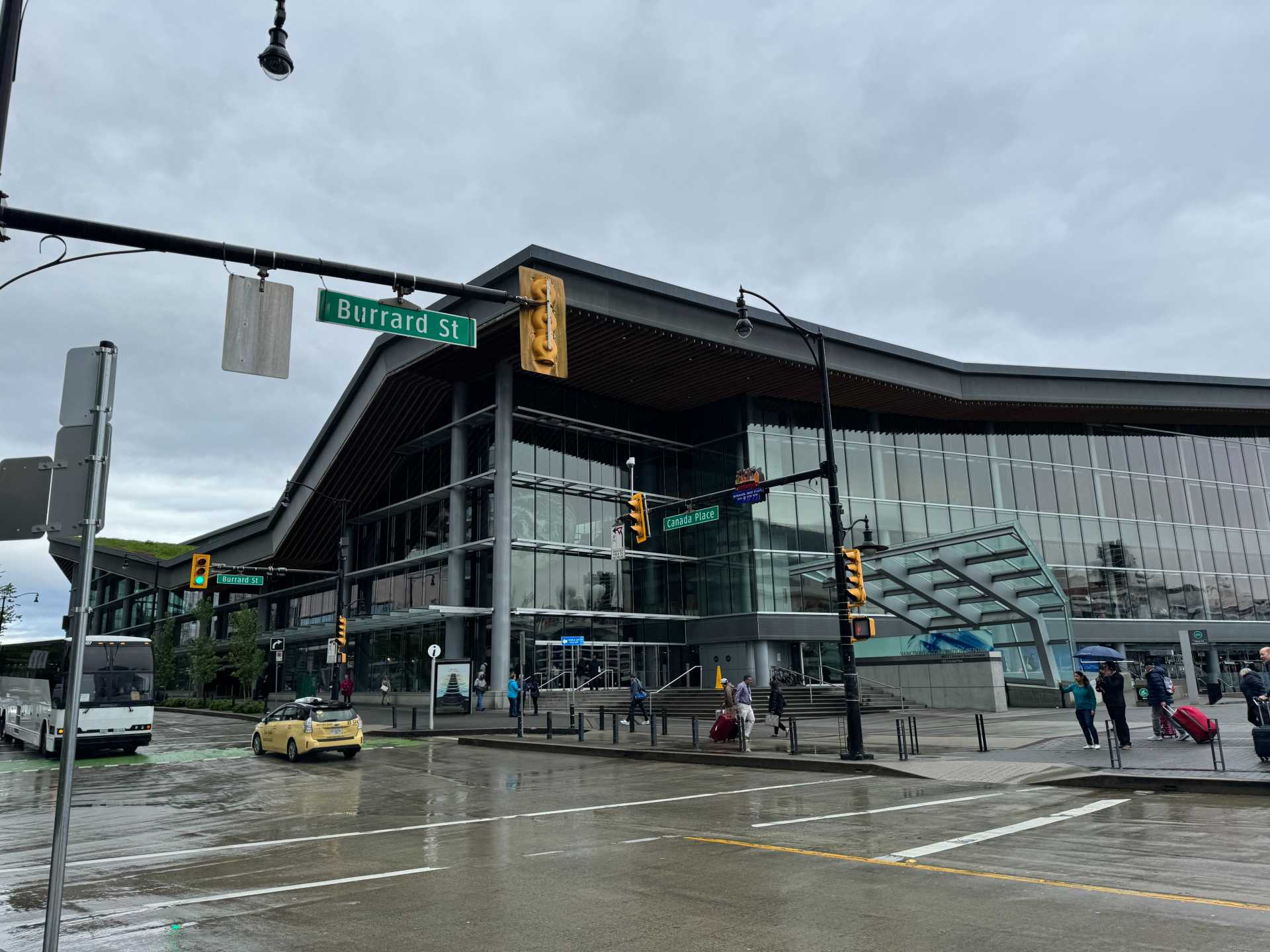 On the corner of Burrard St. and Canada Place is Vancouver’s cruise terminal where you will embark on your Alaskan cruise. Here, the Koningsdam awaits its departure into Alaska’s Inside Passage.