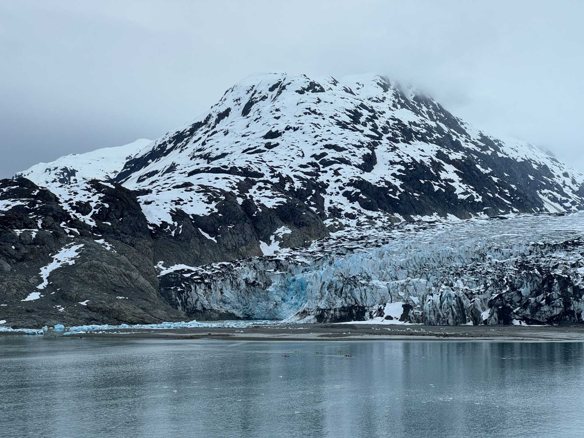 This is the breathtaking Margerie Glacier and Johns Hopkins Glacier in Glacier Bay, truly a family-friendly bucket list destination!