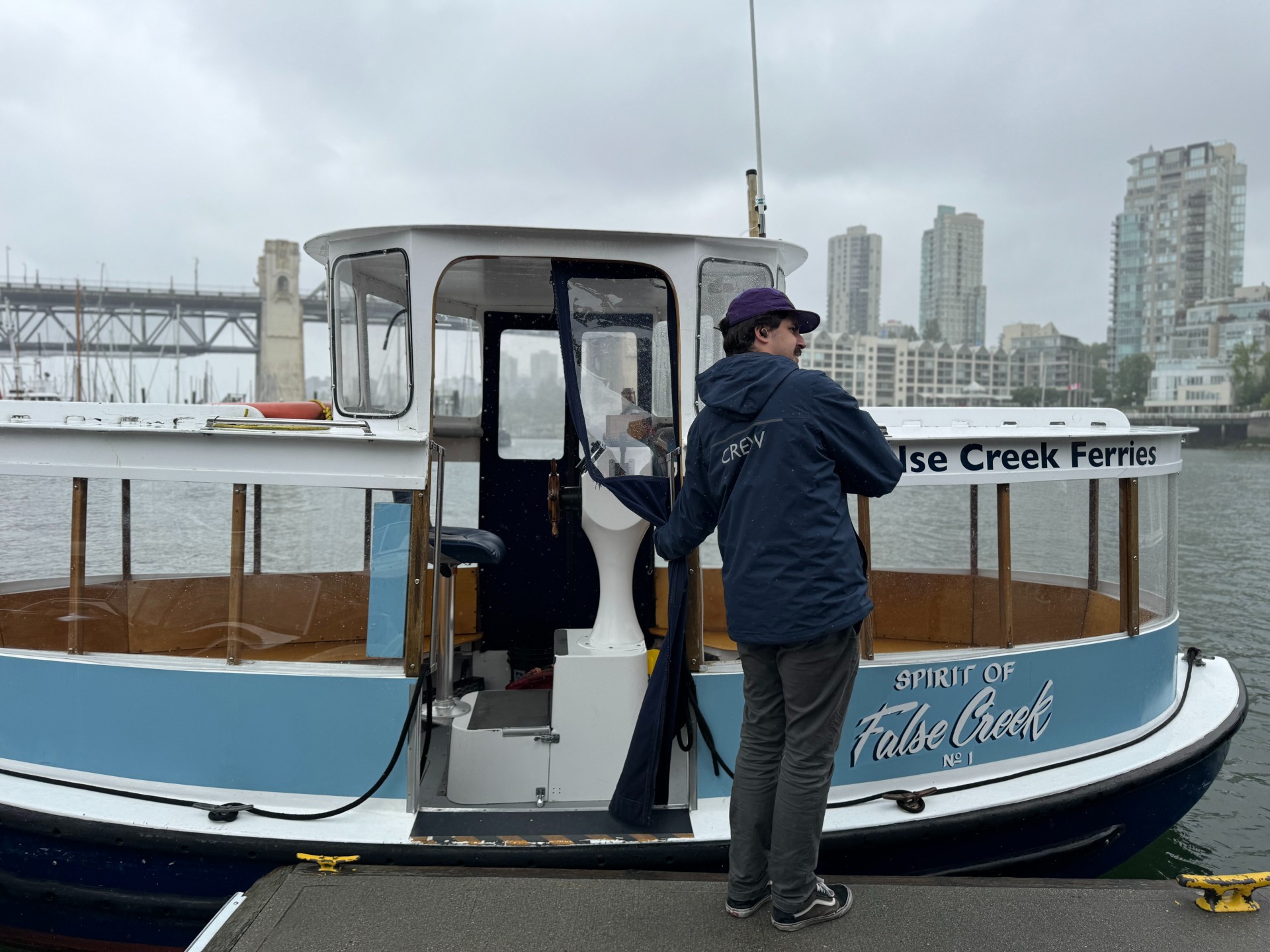 Aboard False Creek Ferry, we were able to enjoy the beautiful views from the water. The ride was easy and not rocky, so luckily I didn't get motion sickness