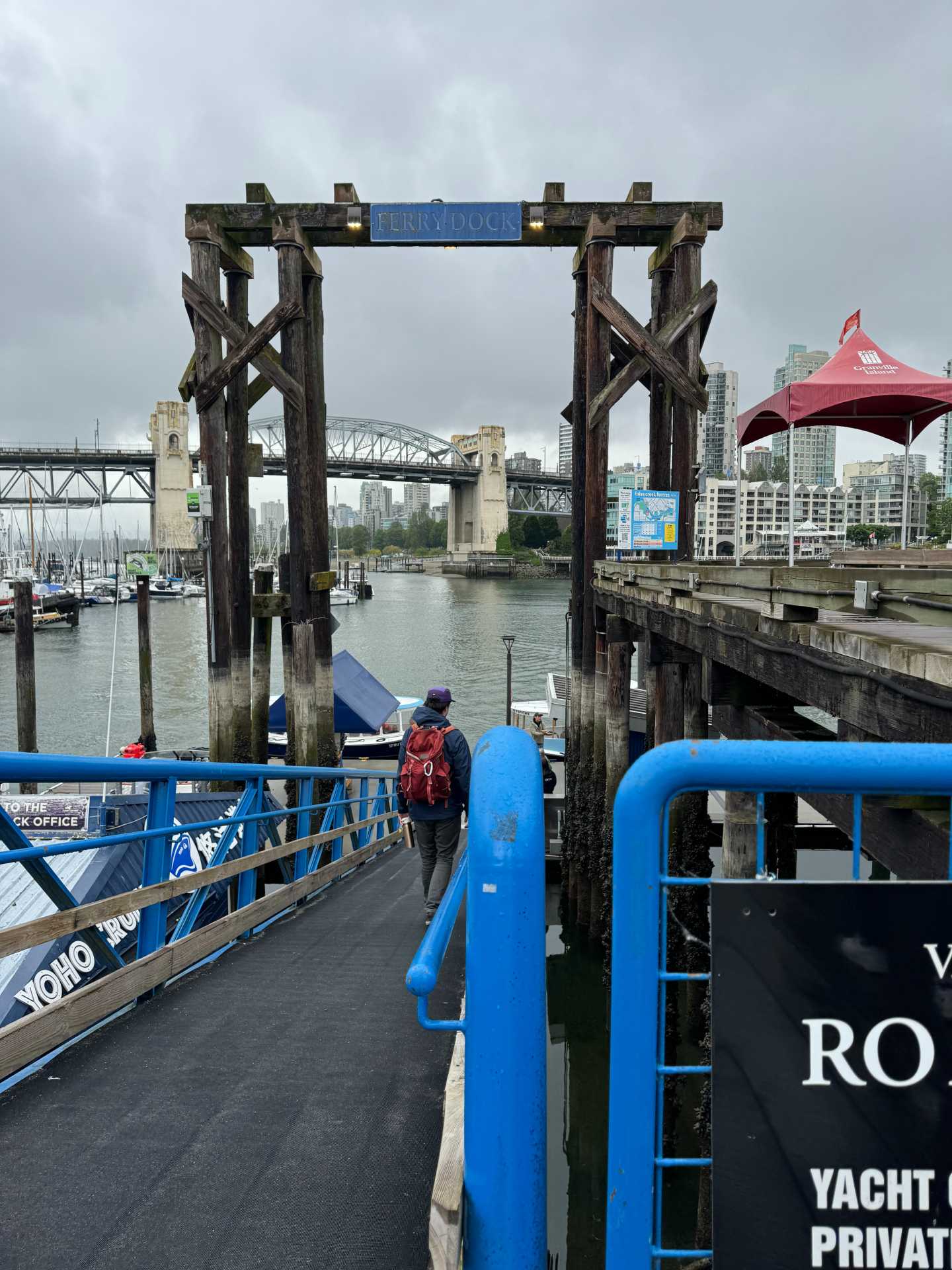 After our family ferry ride in False Creek, we had lunch at Tap and Barrel Restaurant right next to it and then walked about the many stalls and shops at the Public Market-1