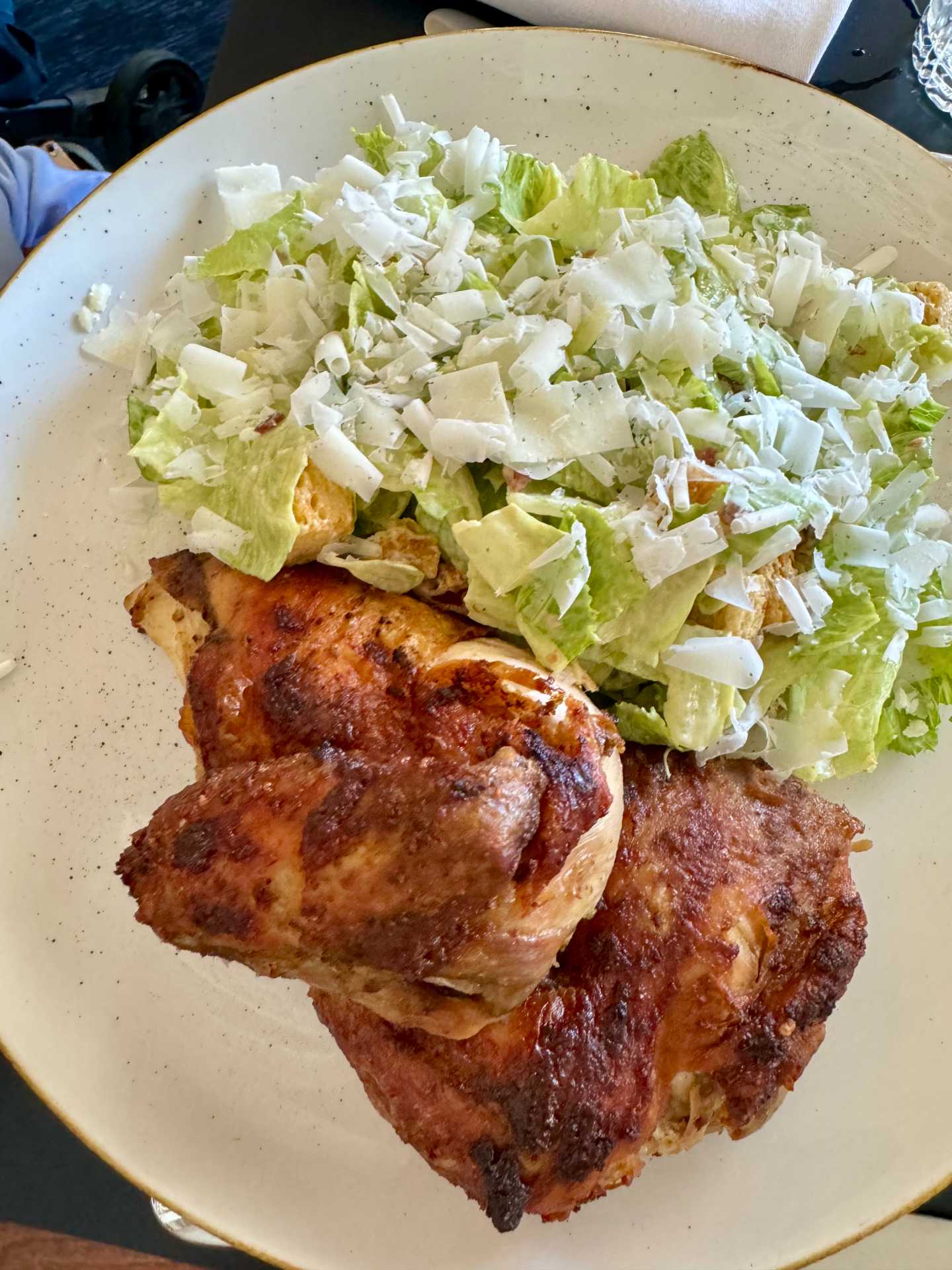 The Chicken and salad which is prepared table side and Lakeside cocktail made for a perfect lunch at The Lakeview.-1