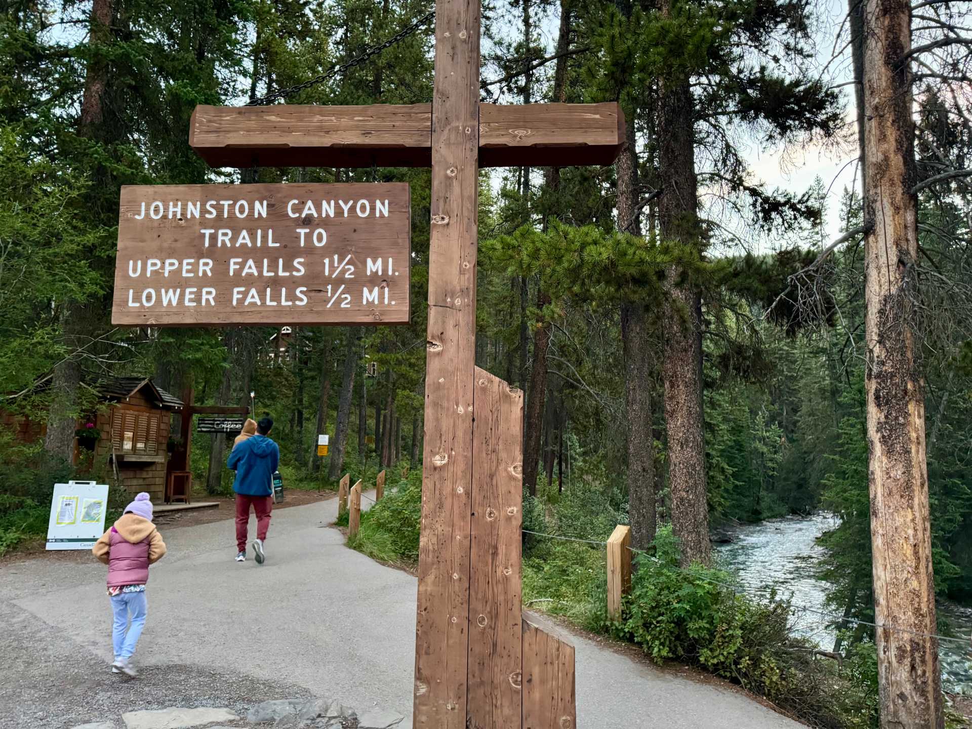 Johnston Canyon is a must do when visiting Banff. If you can, try to do both trails to Upper Falls and Lower Falls-1