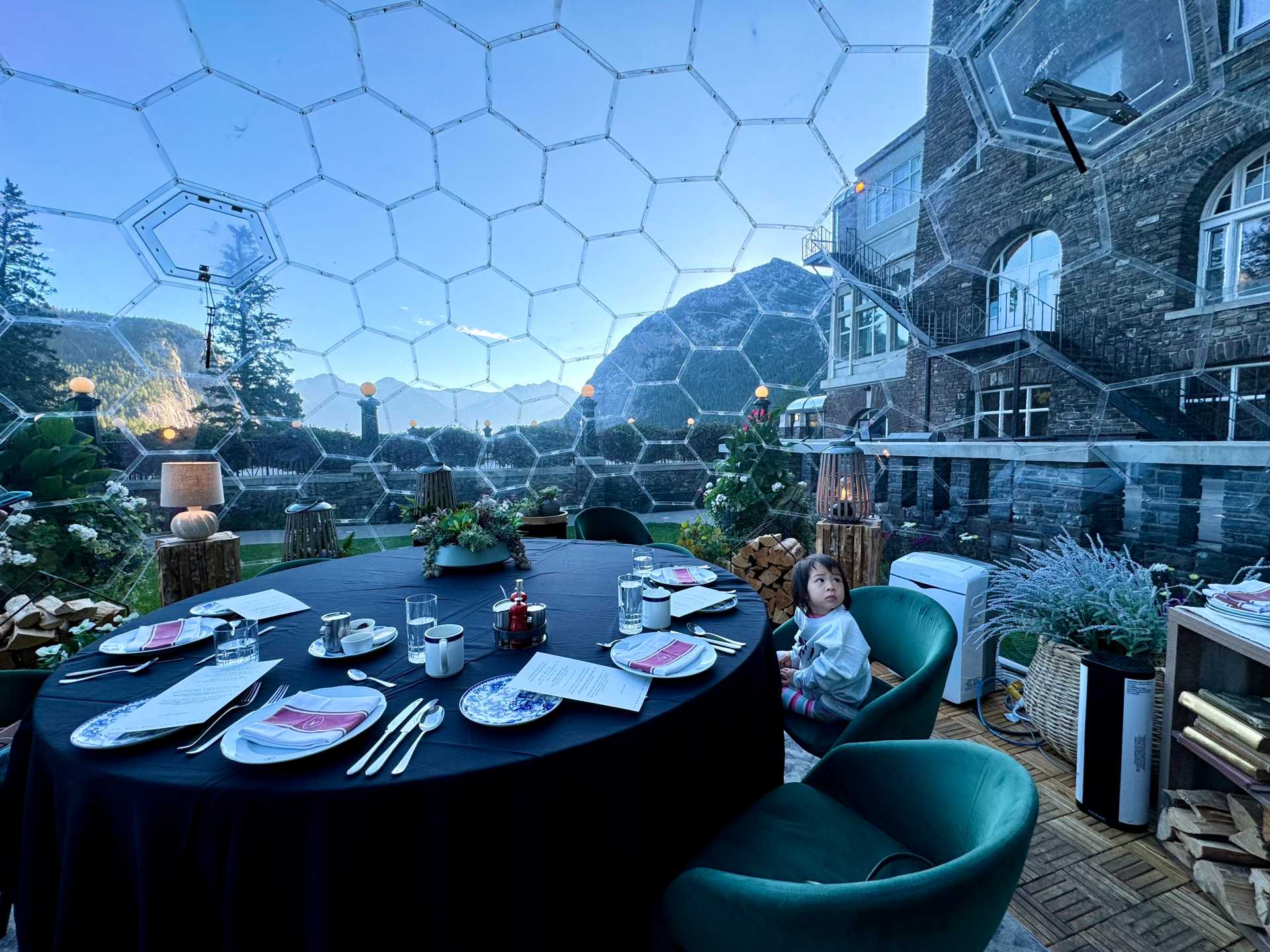 The 360-degree dome offers more than just a meal; it provides a stunning backdrop for an unforgettable experience-1