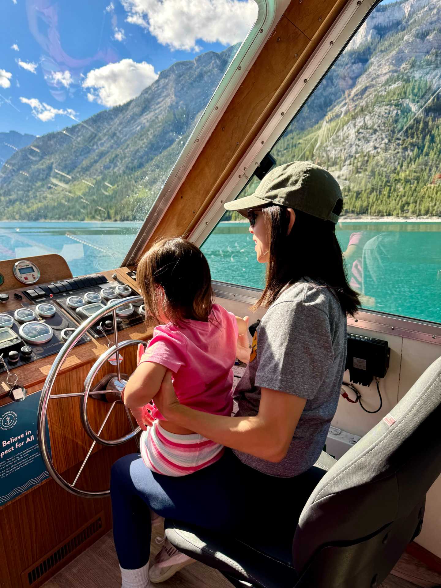 The staff on the Lake Minnewanka Jr. Explorer Cruise went above and beyond with the kids! They even got to steer the boat, and the fun storyline made the trip even more engaging. A truly memorable adventure for young explorers-1