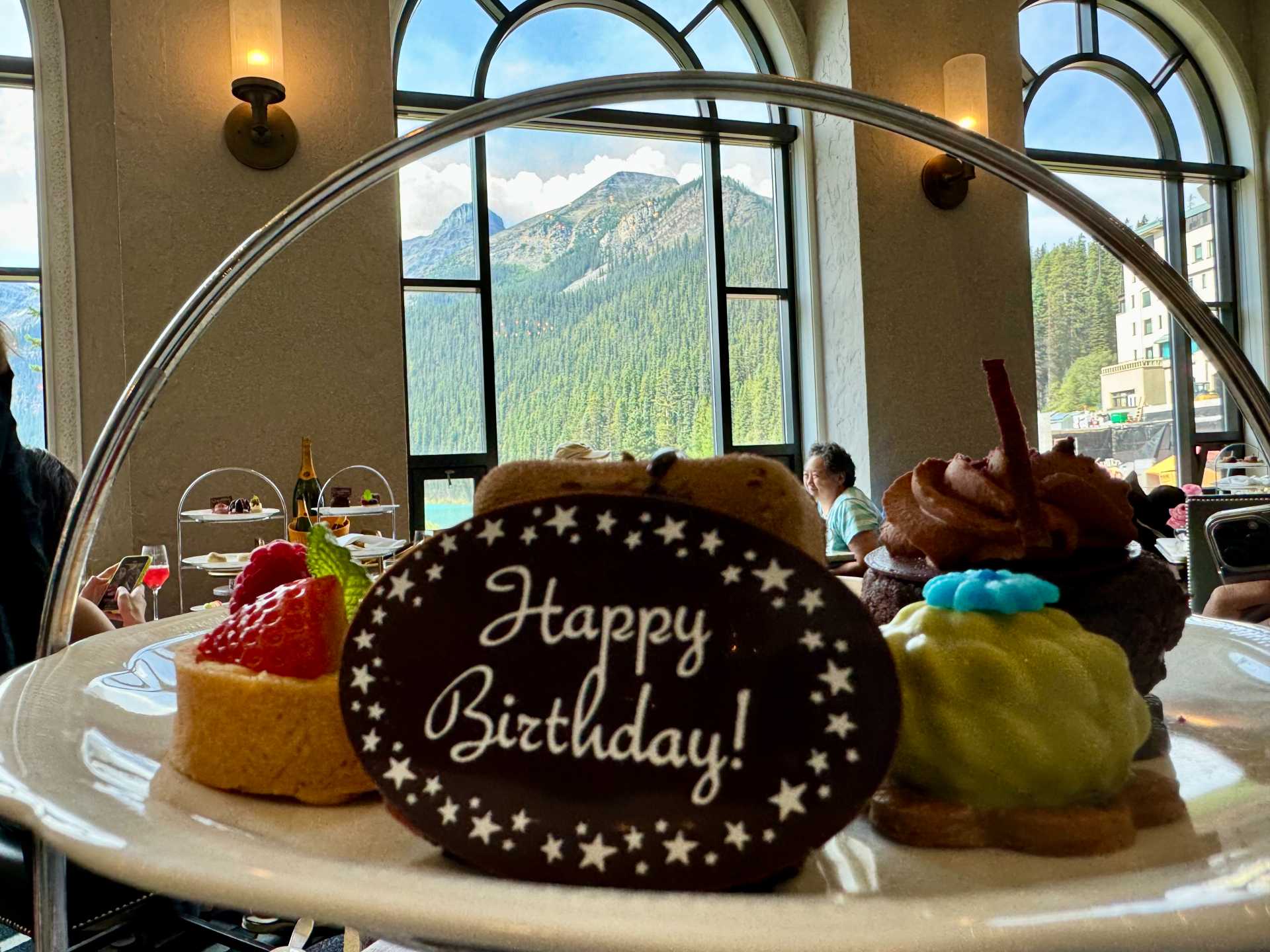 An elegant way to celebrate a special occasion or simply enjoy the afternoon—Fairview’s afternoon tea is a must-do while at Lake Louise. We celebrated my 40th birthday and it was so memorable-1