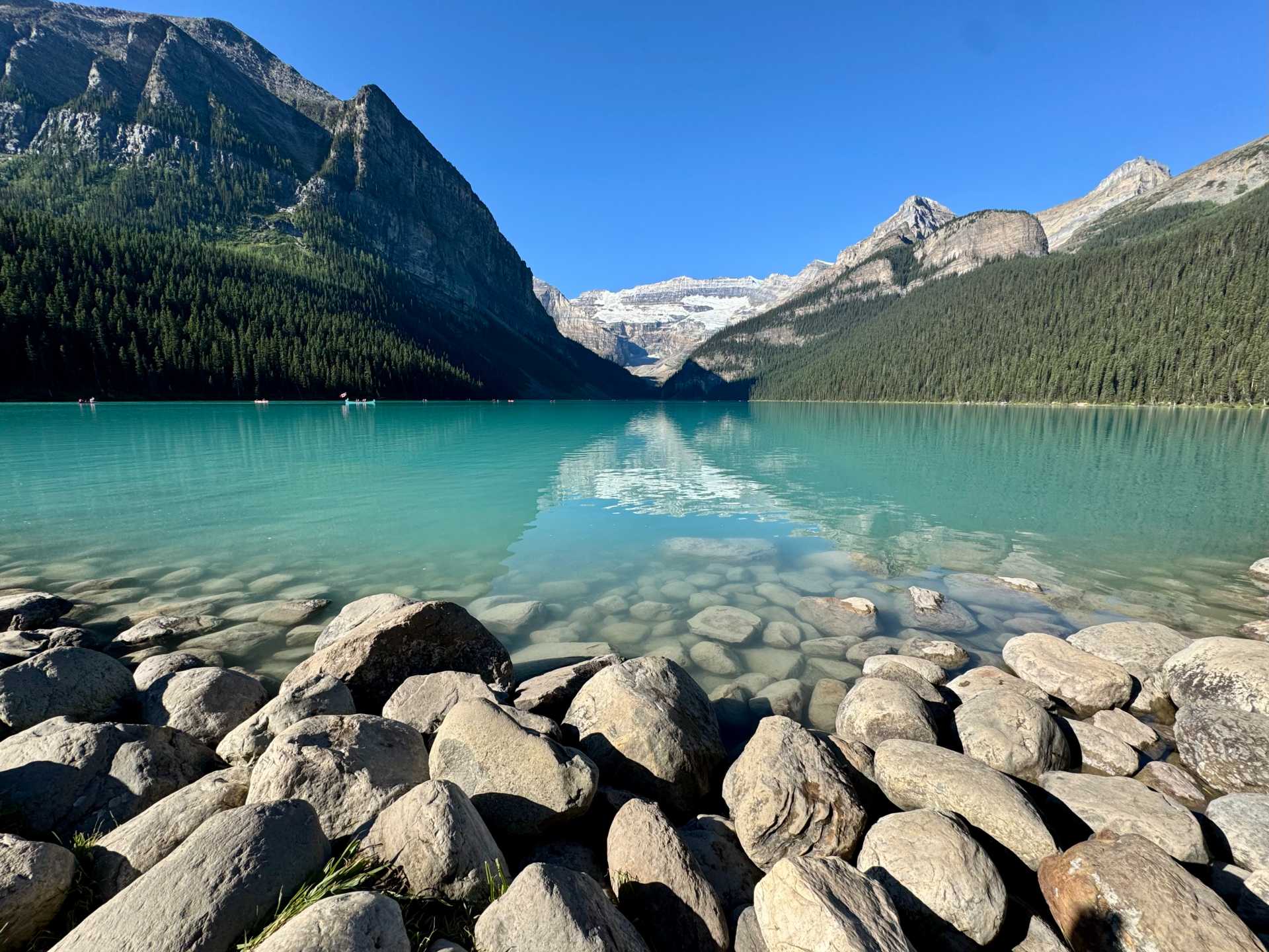 Every angle of Lake Louise offers postcard-worthy views. Whether you’re hiking or canoeing, the turquoise waters and towering peaks never fail to impress-2