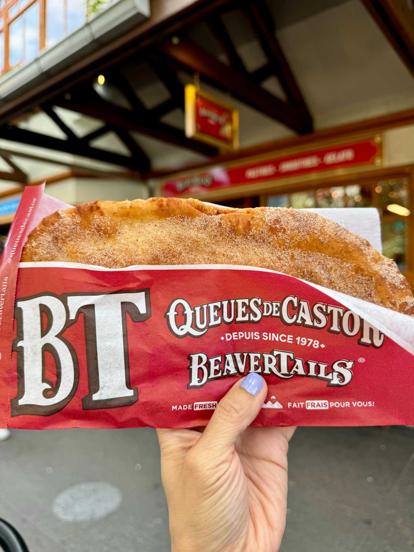 Our favorite place for dessert is always Beavertails and our little ones always get some ice cream to go along with our fried pastries. My favorite at Beavertails, the Cinnamon Sugar fried pastry, so simple yet so craveworthy! As you walk down Banff Ave, remember that there's two locations very close to each other, so if one has a line, try to check out the other Beavertail location. The Fudgery is also worth the visit, the strong aroma of fudge off the street will lead you right in-3