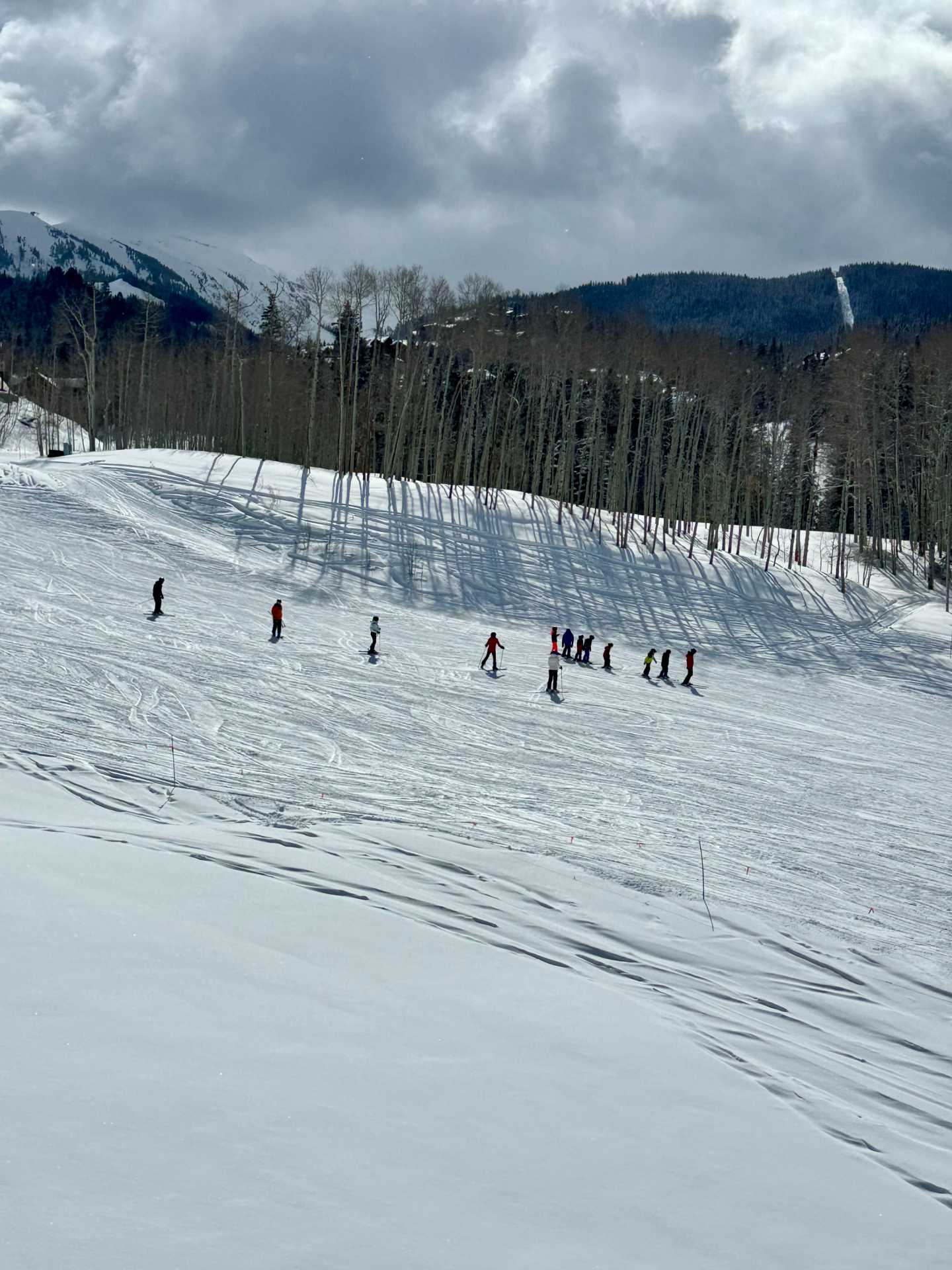 Telluride Ski Mountain has plenty of terrain for those of all levels. I loved how there were double green runs for us to gradually increase our difficulty level when skiing. Our private instructor made it easy to navigate the runs she knew fit our ability best. She made navigating new slopes less stressful and more enjoyable.