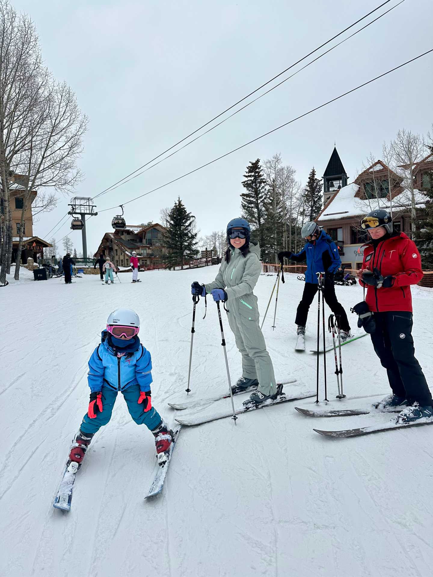 Telluride Ski Mountain has plenty of terrain for those of all levels. I loved how there were double green runs for us to gradually increase our difficulty level when skiing. Our private instructor made it easy to navigate the runs she knew fit our ability best. She made navigating new slopes less stressful and more enjoyable-1