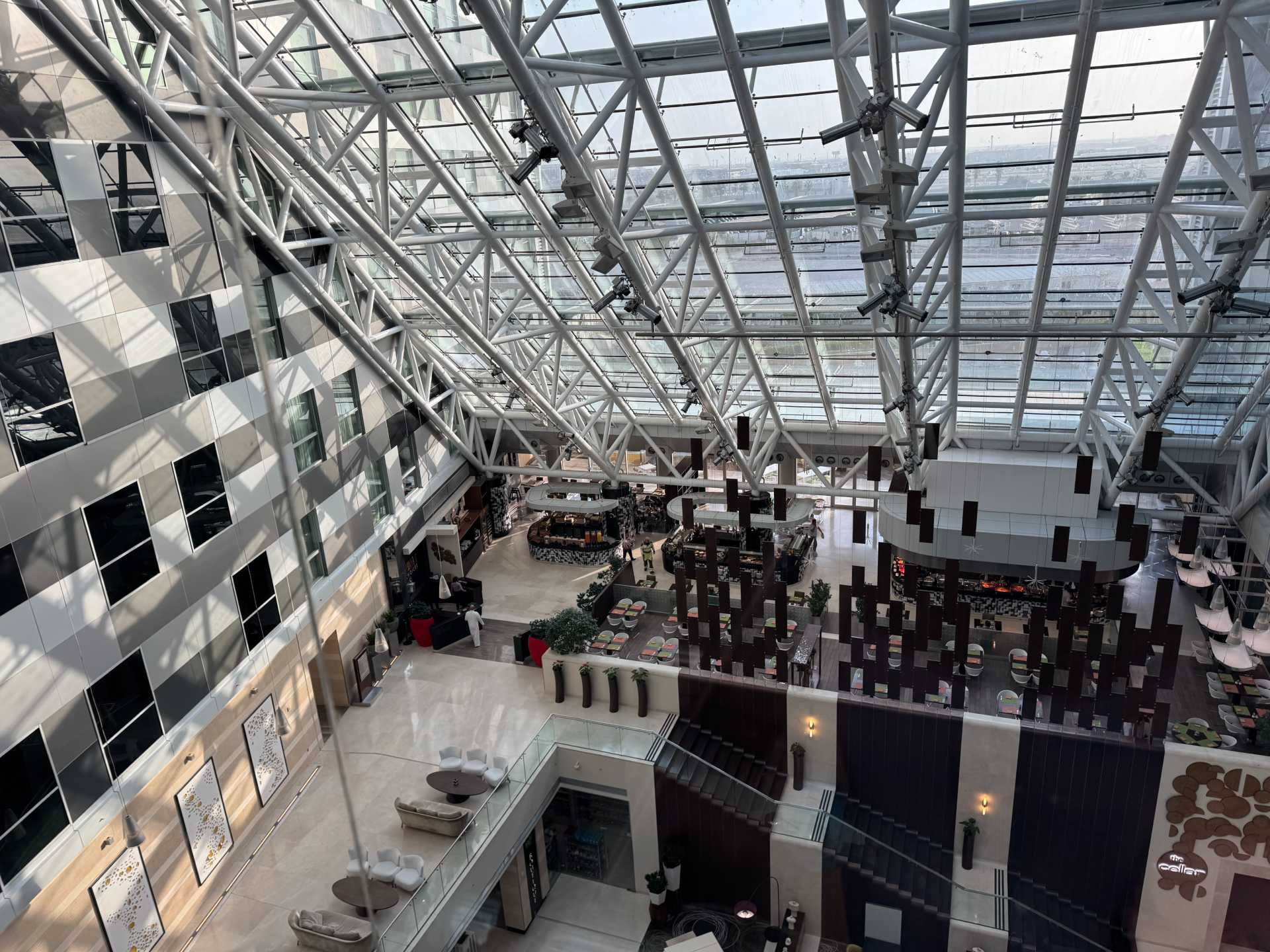 We were pleasantly surprised by how nice the accommodations were at the Hyatt Regency Oryx during our overnight layover in Doha. Also, don’t forget to pack an overnight bag with essentials, as you won’t have access to your checked luggage if you're connecting through to your next flight.