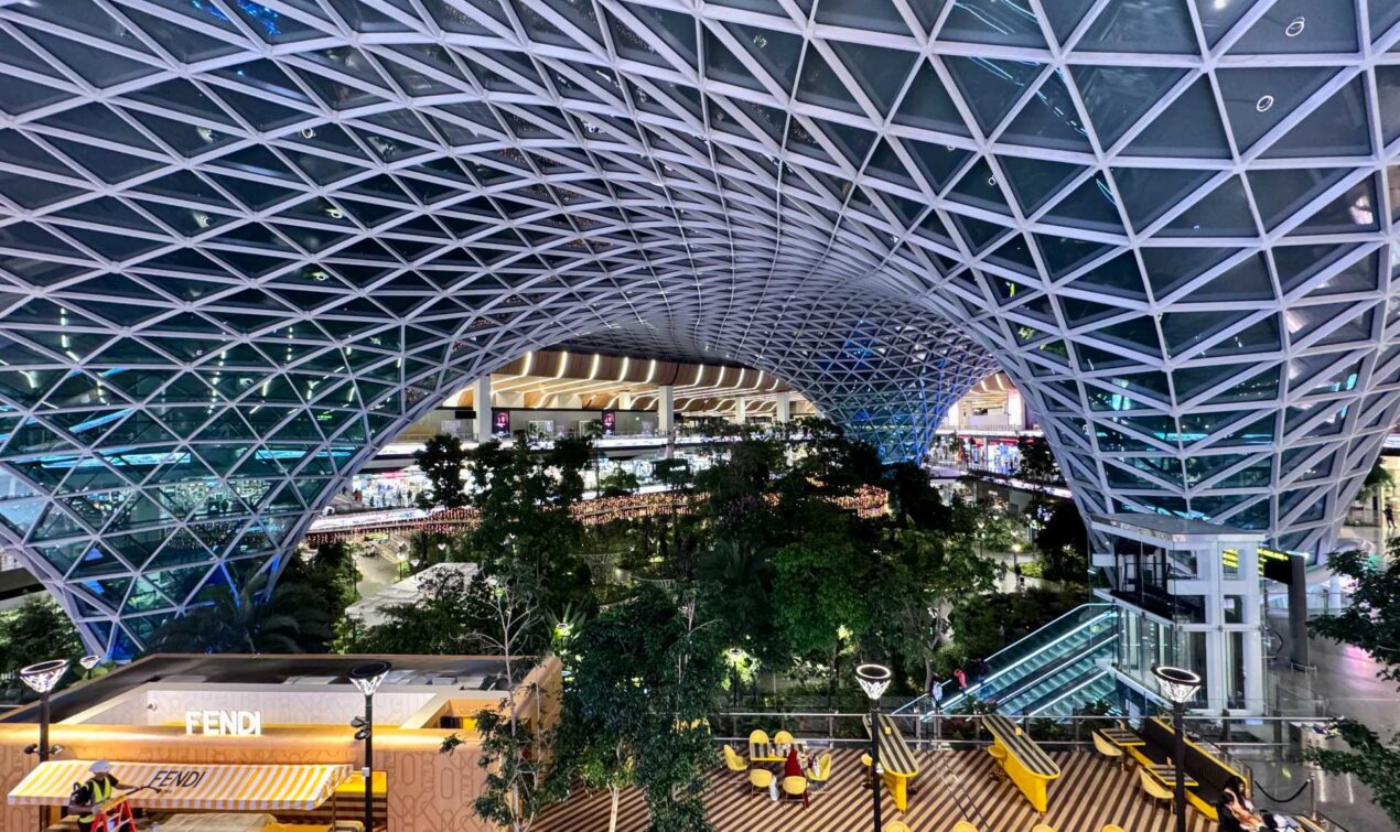View from the Al Mourjan Garden Business Lounge