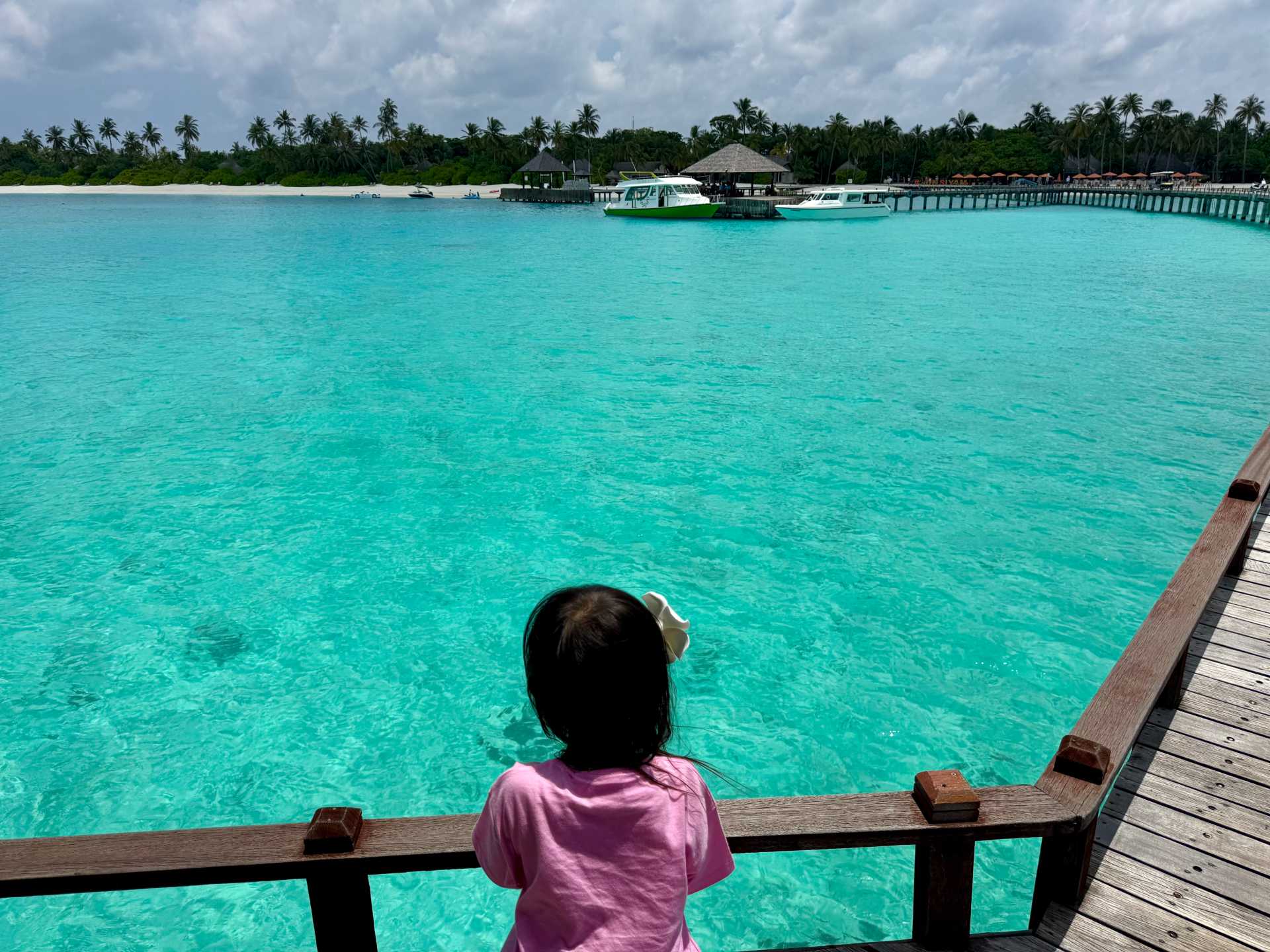 Stepping off the dock and seeing the turquoise water up close made every leg of the trip worth it. Let the island adventure begin-2